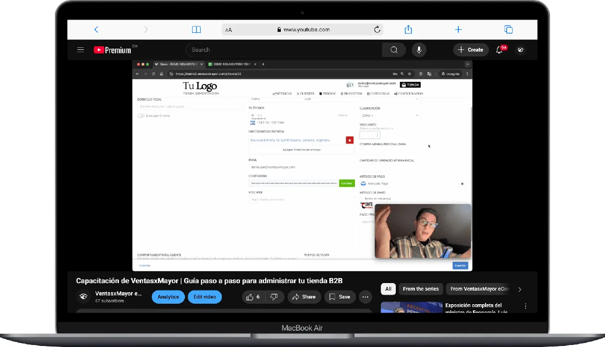 Capacitacion youtube ventasxmayor.com.py