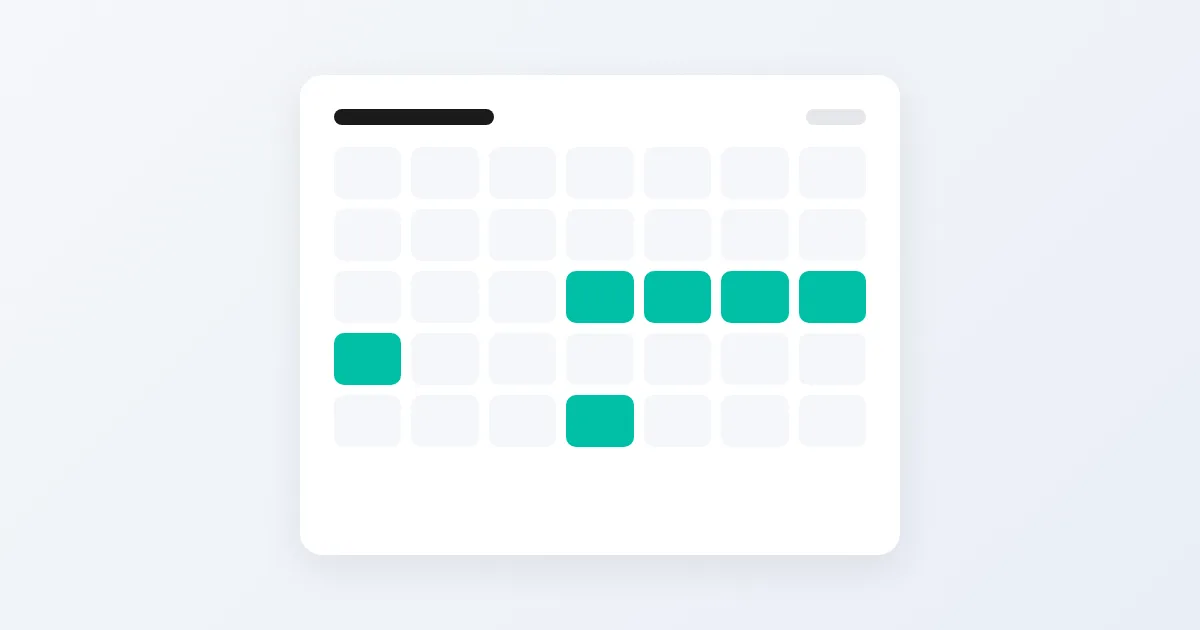 Ilustración de un calendario de noviembre con los días de Buen Fin y Black Friday marcados en verde, planificación de liquidación de stock mayorista