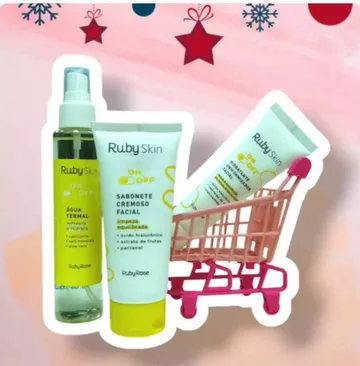 Kit de cuidado facial skin care armado como combo en el catálogo mayorista de cosmética