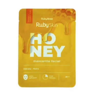 Mascarilla facial Honey de Ruby Skin lista para vender por mayor desde el catálogo