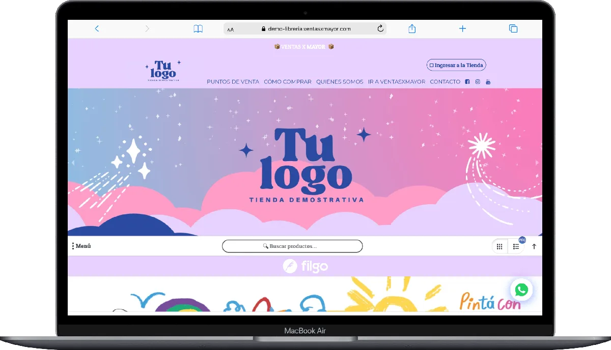 Tienda demo de Libreria hecha con ventasxmayor.com.py