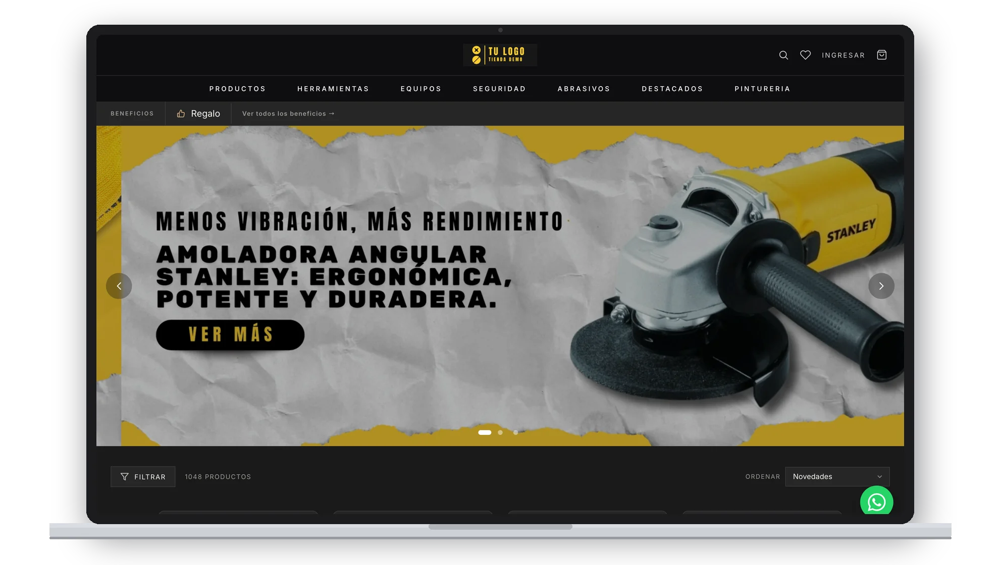 Tienda demo de ferreteria mayorista hecha con ventasxmayor.com.py
