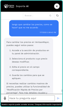 Soporte con Inteligencia Artificial